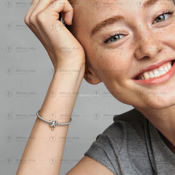 Pandora Shooting Star Spiral Charm - Picture 4 of 5